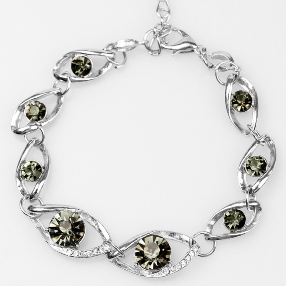 Bracelet - Rich is Rich Silver Gem